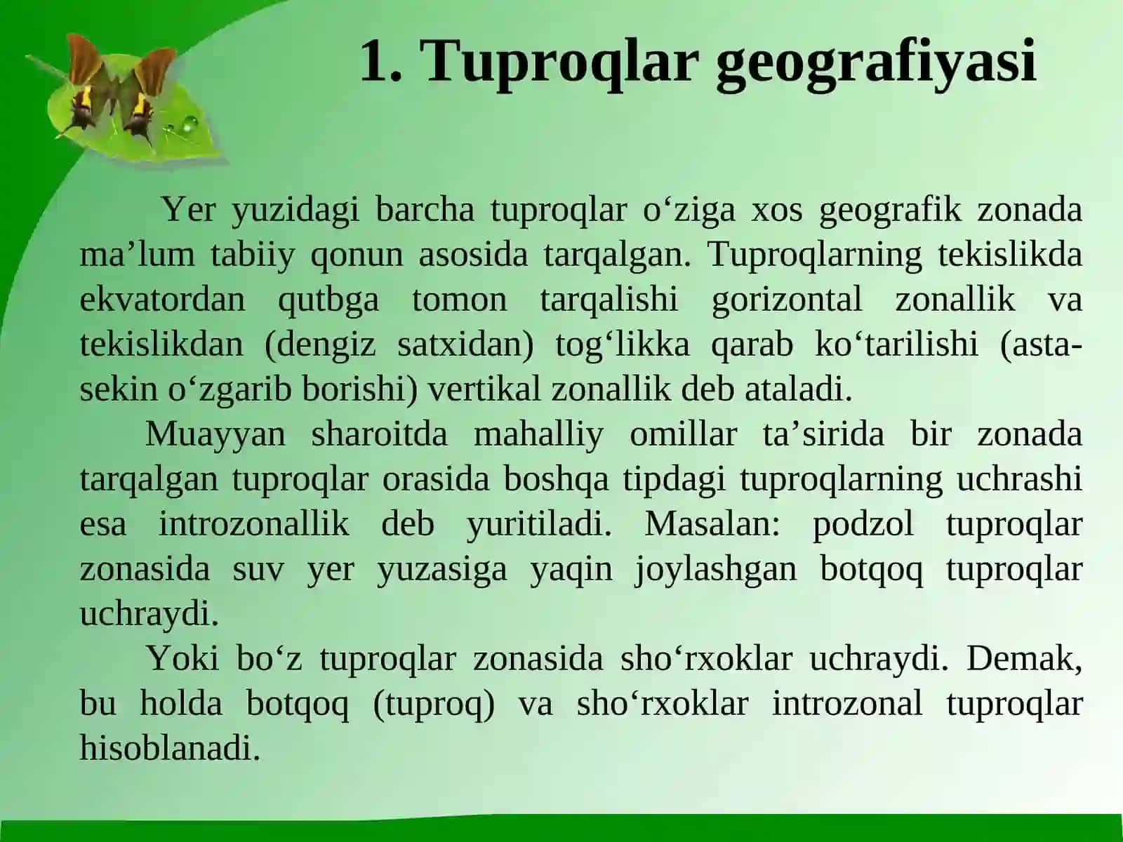 O‘zbekiston tuproqlari 2