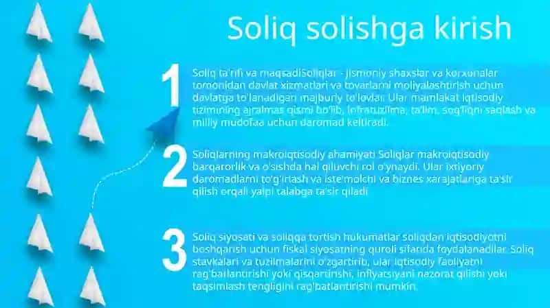 Soliqlarning Makroiqtisodiy Mohiyati Va OʻRni 2