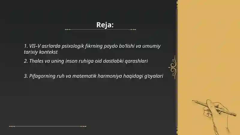 Psixologiya Tarixi 2