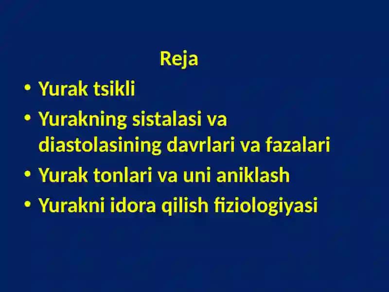 YURAK NASOS FAOLIYATINING FIZIOLOGIYASI 2