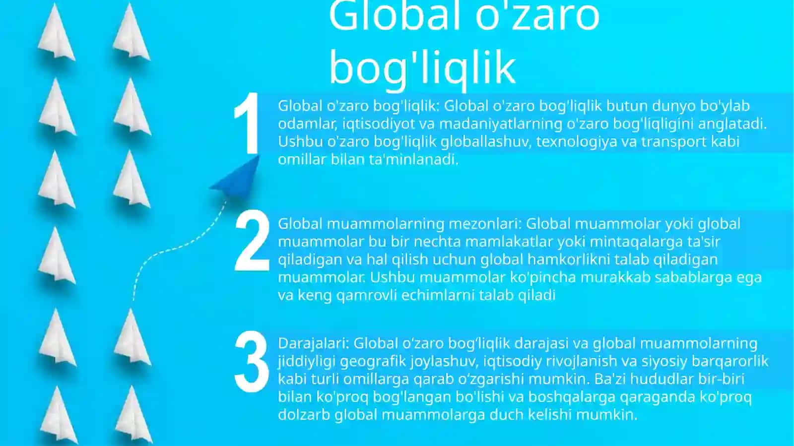 Global Muammolarning Mezonlari Va Darajalari 2