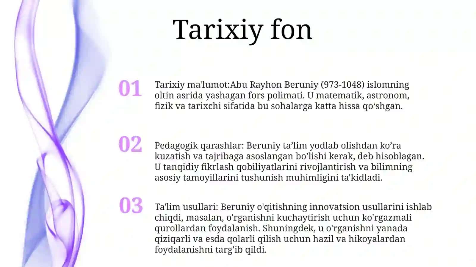 Abu Rayhon Beruniyning Pedagogik Qarashlari 2