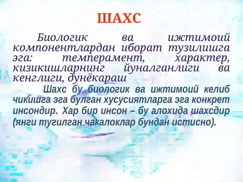 Шахс муаммоси 2