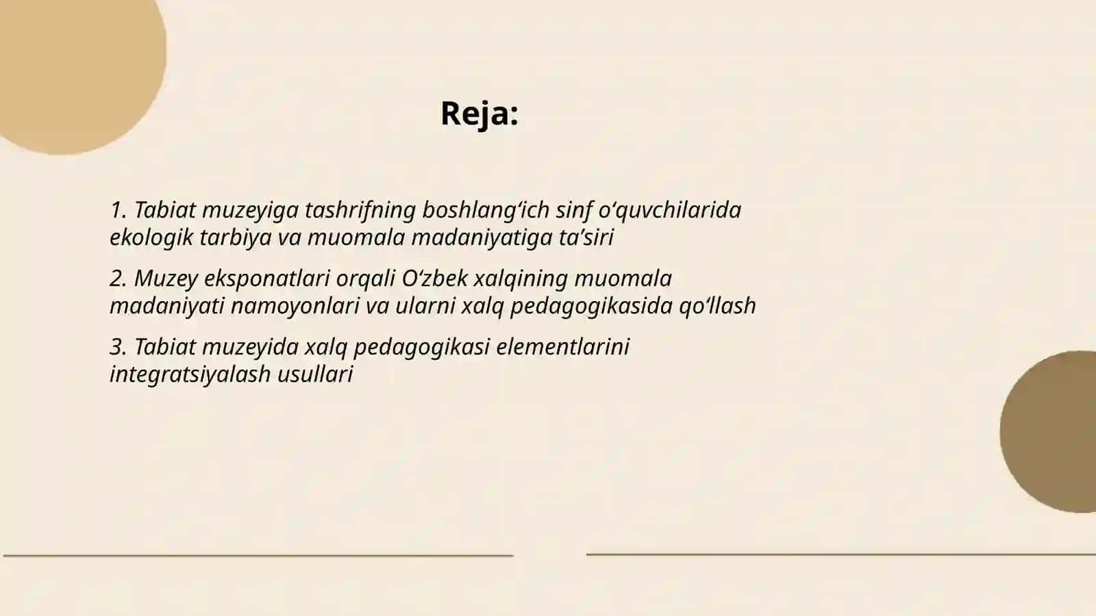 Tabiat muzeyiga tashrif 2