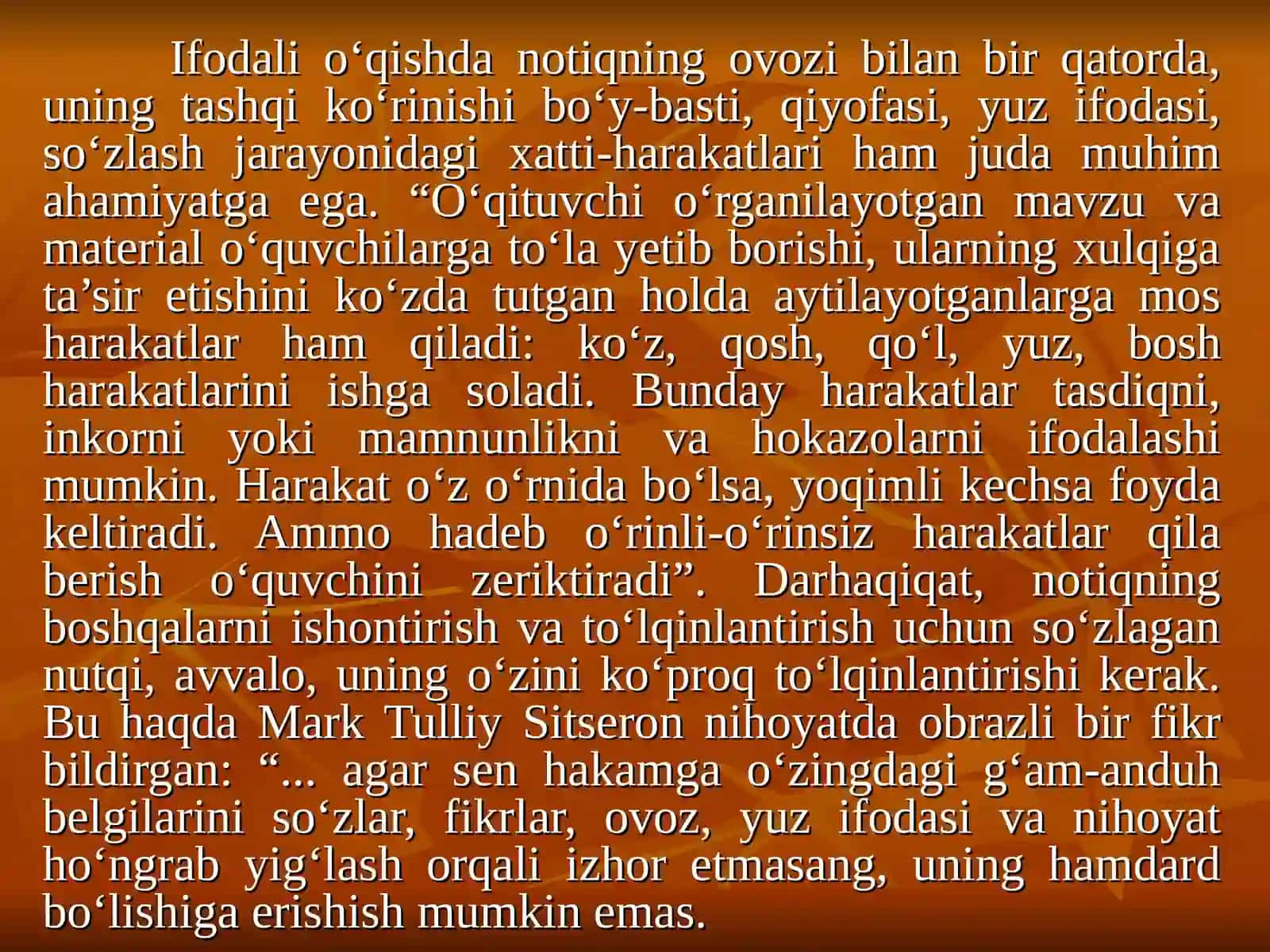 Ifodali o‘qishda yuzifodasi va harakat 2
