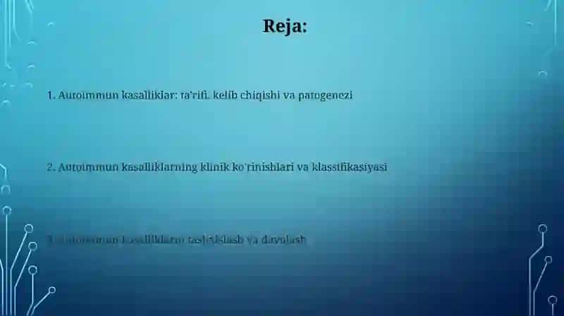 Autoimmun kasalliklar: ta'rifi, kelib chiqishi va patogenezi 2