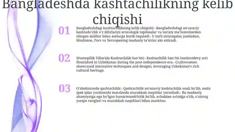 Mustaqillik Yillarida Kashtachilik SanʼAti 2