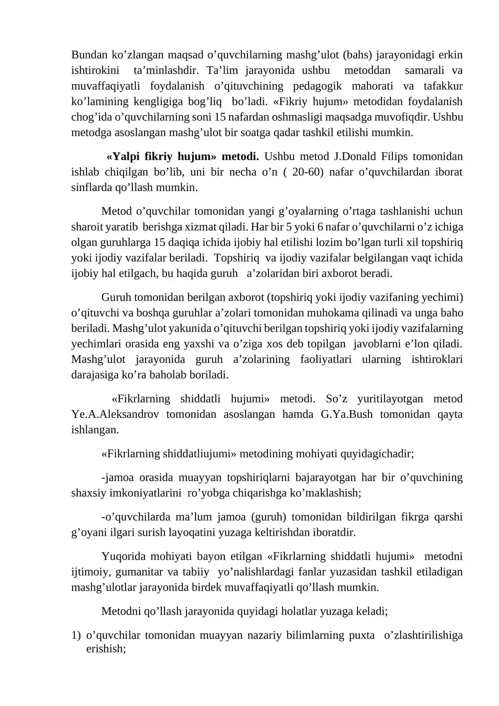 Zamonaviy o’qitish texnologiyalari 2