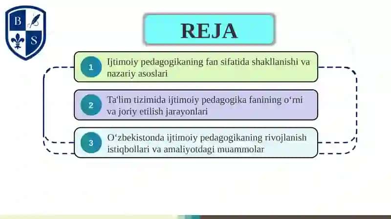 Ijtimoiy pedagogika fanining  joriy etilishi 2