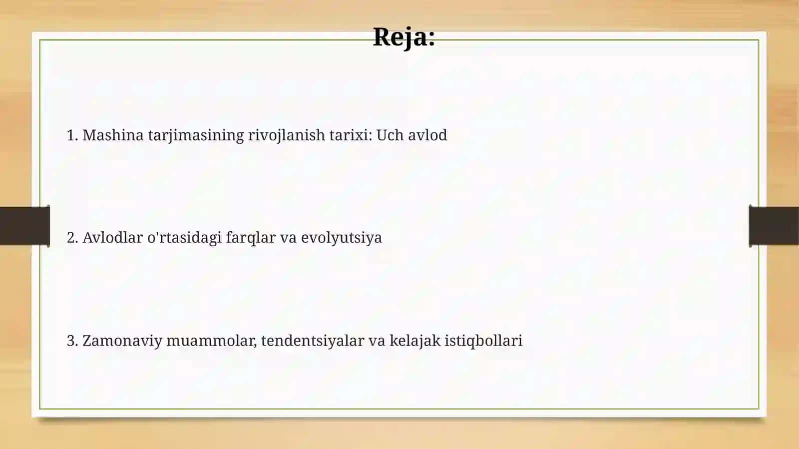 Mashina tarjimasi tarixi. Uch avlod taraqqiyoti 2