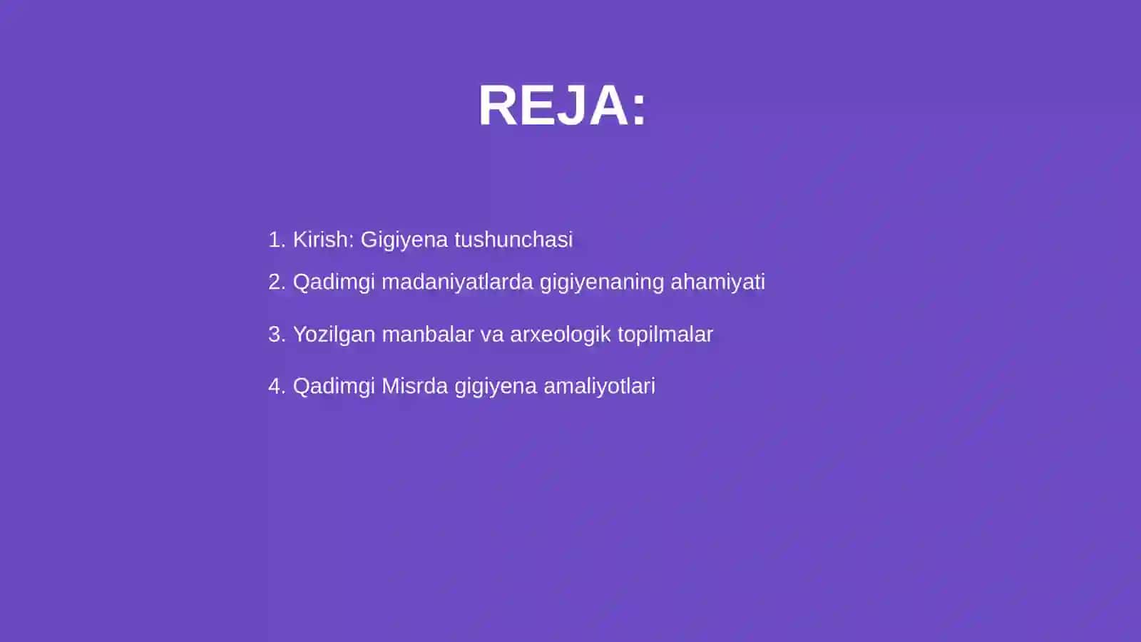 Gigiyena fanining qadimgi davrda shakllanishi 2