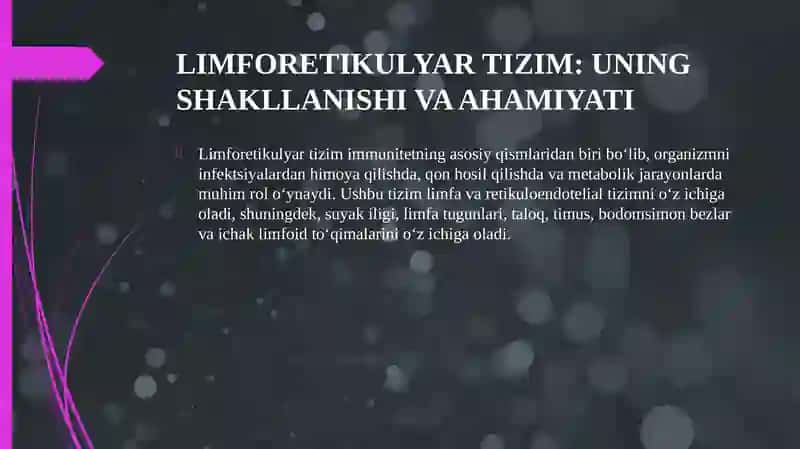 Limforetikulyar tizim 2