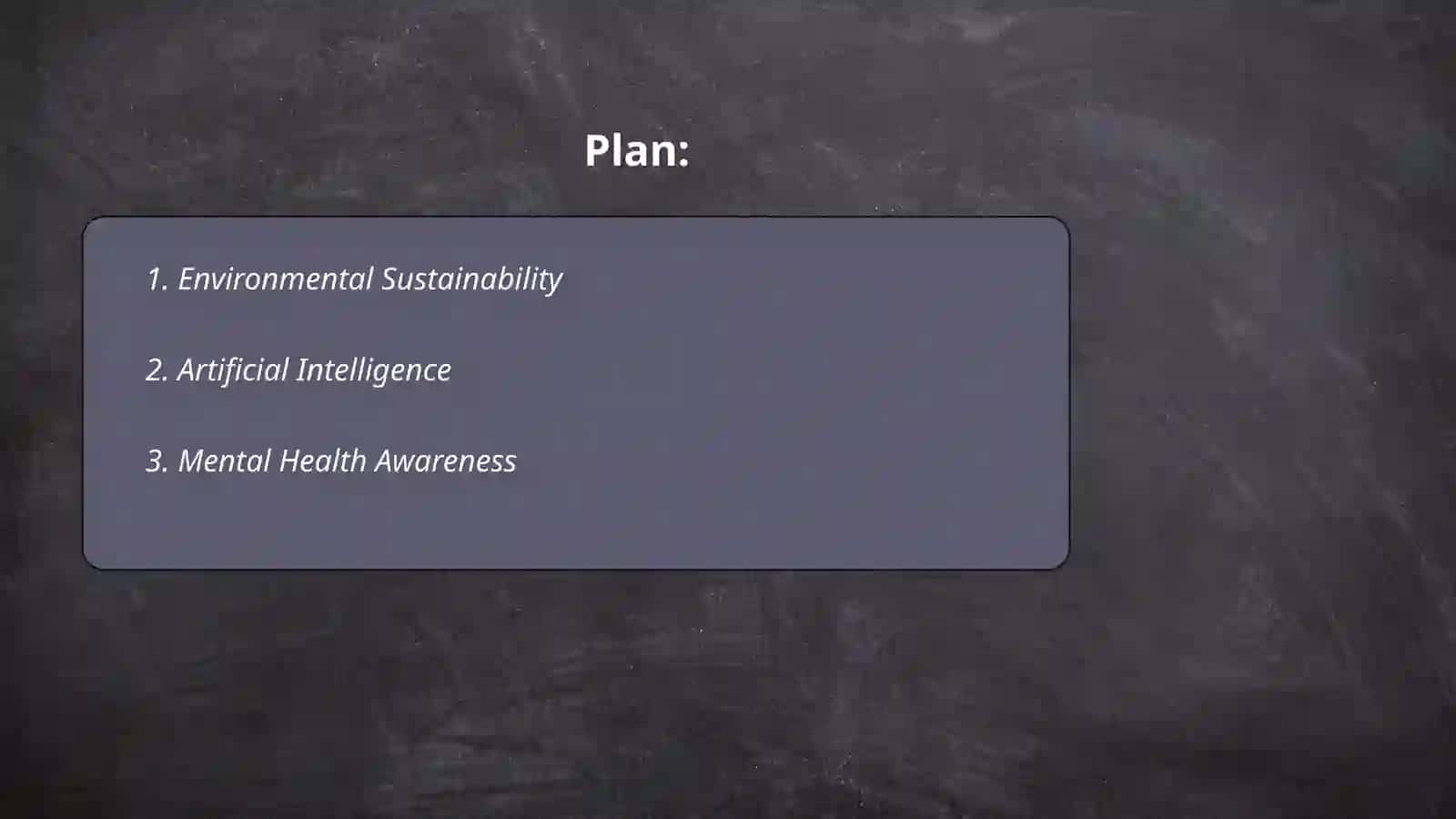 Environmental Sustainability 2