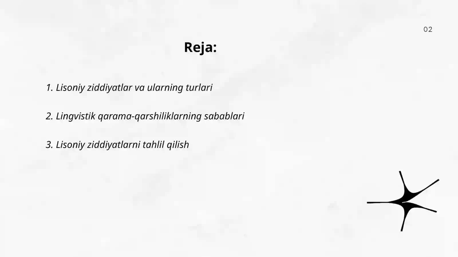 Lisoniy ziddiyatlar. Lisoniy tasnif va uning turlari 2