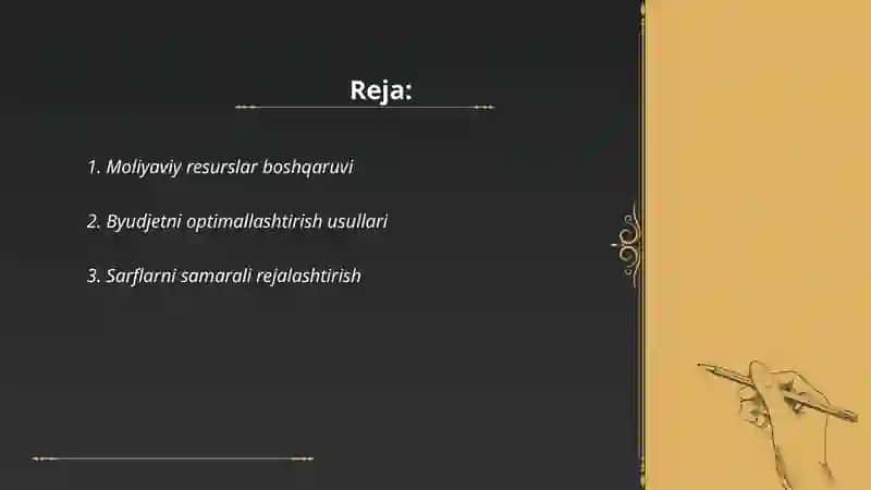 Moliyaviy Resurslar 2