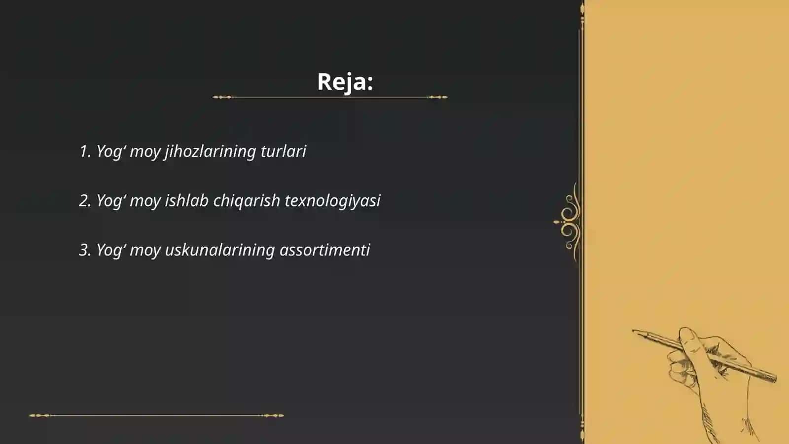 Yogʻ moy jihozlari 2