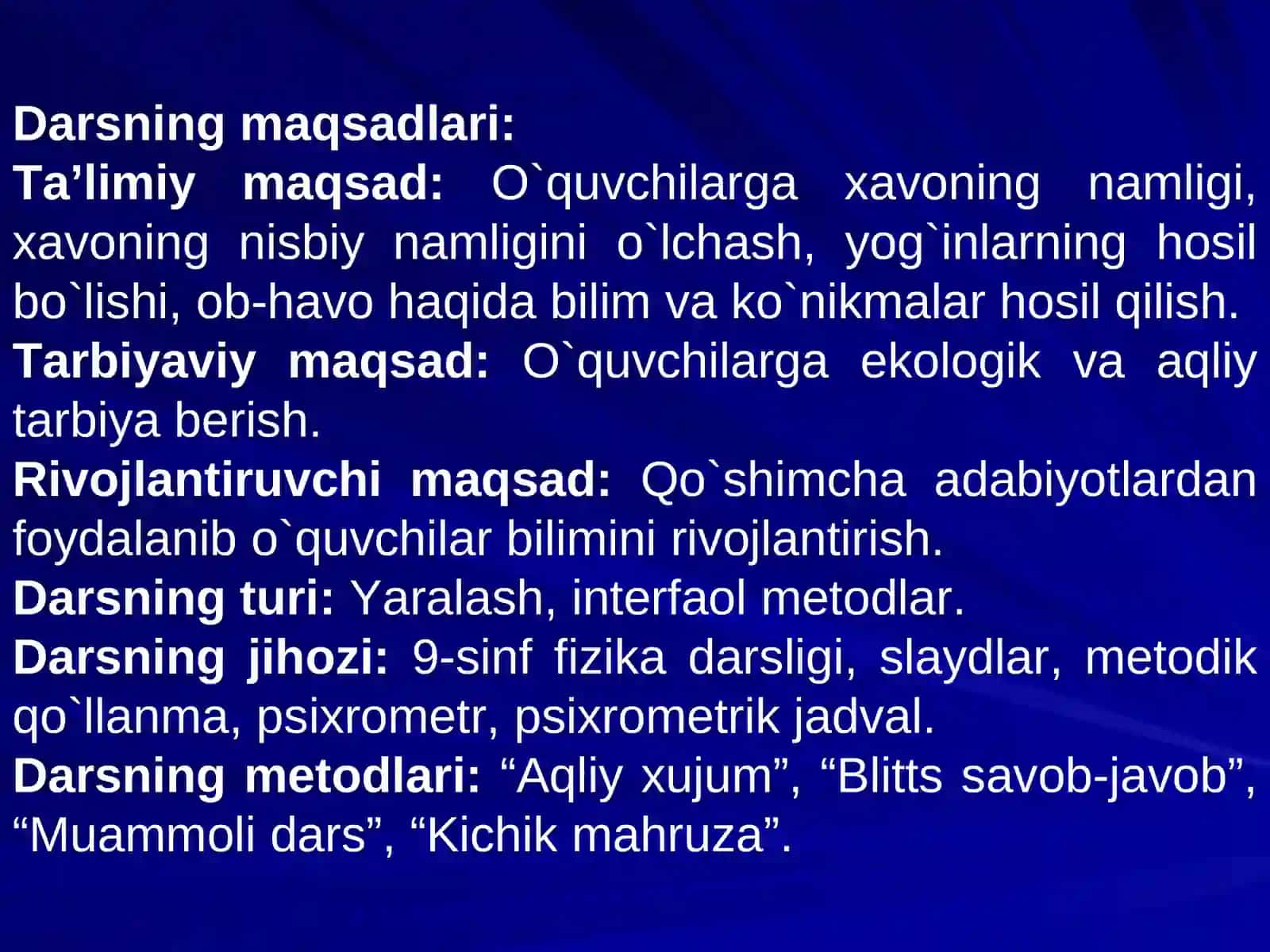 Atmosferadagi xodisalar 2