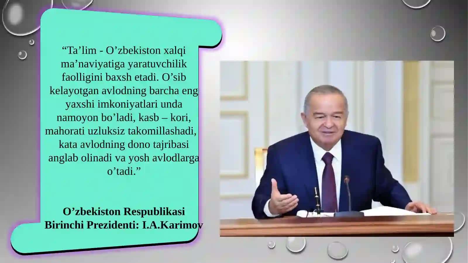 O`zbekiston ta’lim tizimida yangiliklar 2