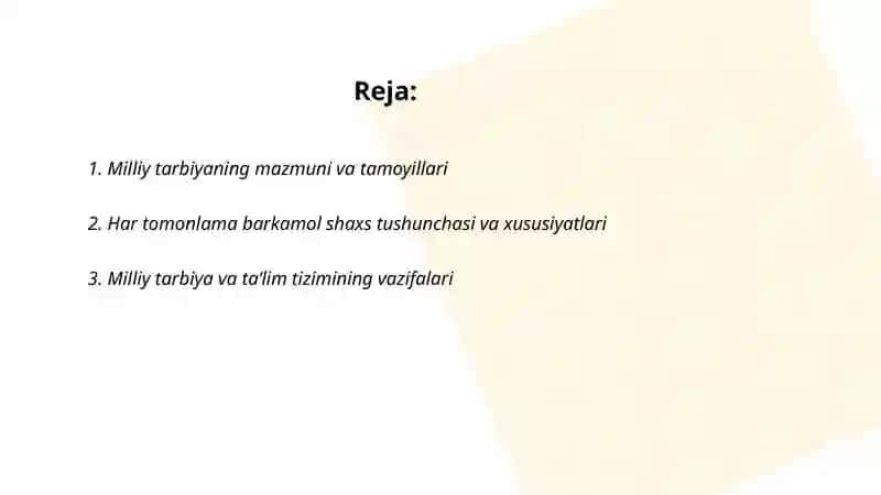 Milliy Tarbiya va Ta'lim 2