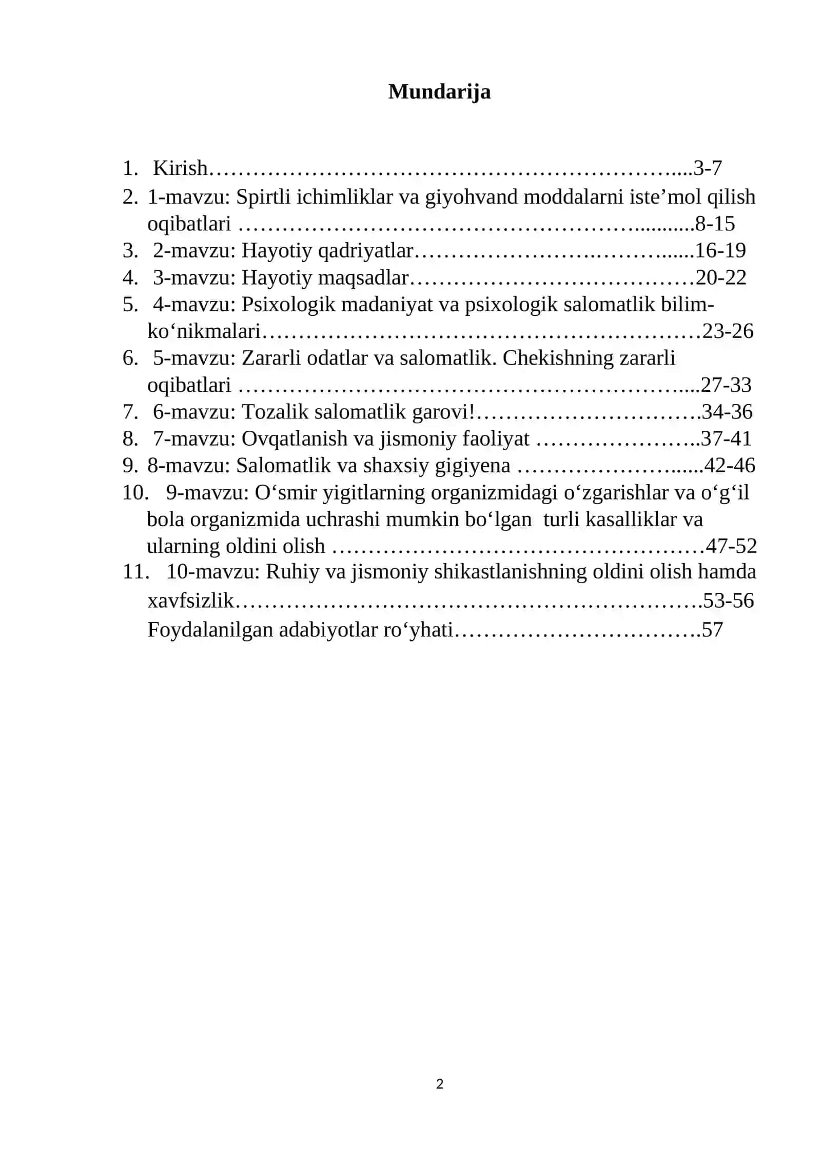 “VOYAGA YETMAGANLARDA ADDIKTIV XULQ-ATVOR TURLARI, SABABLARI VA UNING PROFILAKTIKASI” MAVZUSIDA 8-9-SINF OʻQUVCHILARI UCHUN OʻTKAZILADIGAN KORREKSION MASHGʻULOTLAR ISHLANMASI 2
