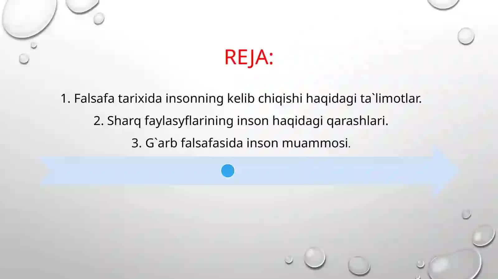 Sharq va G’arb FALSAFASIDA INSON MASALASI 2