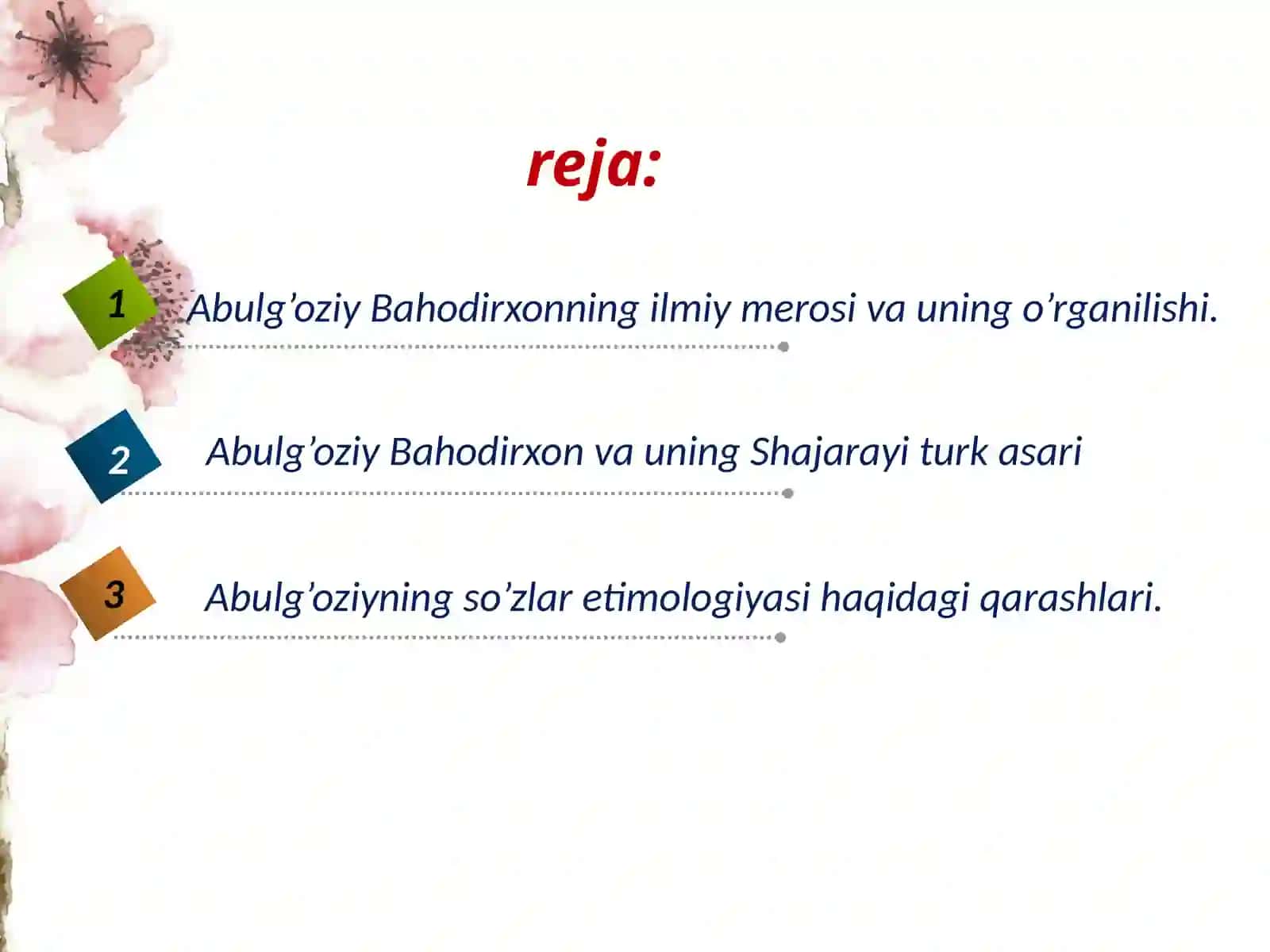 Abdulgʻoziy Bahodirxon hayoti va ijodi 2