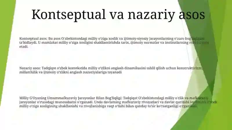 Milliy G'Oyaning Umummafkuraviy Jarayonlar Bilan Bog'Liqligi 2