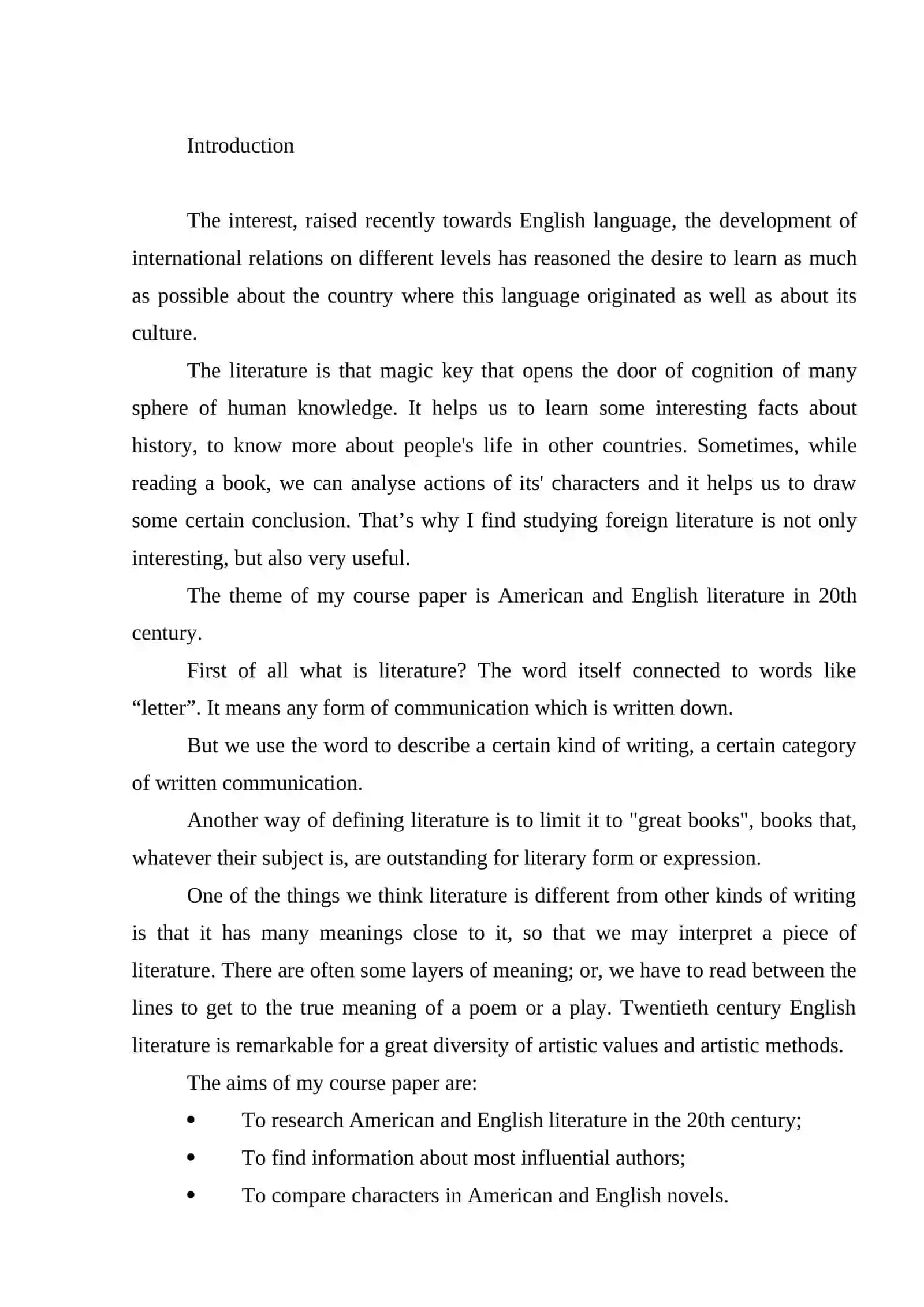 The Character of Early American Literature 2
