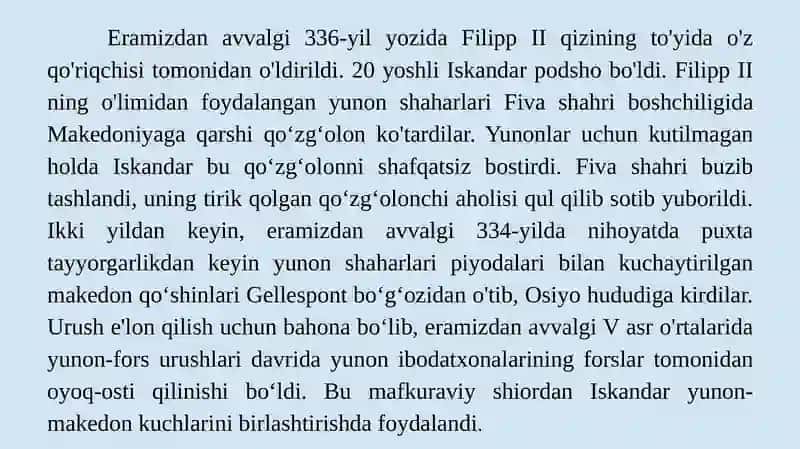 Makedoniyada hukmronlik o‘rnatilishi 2