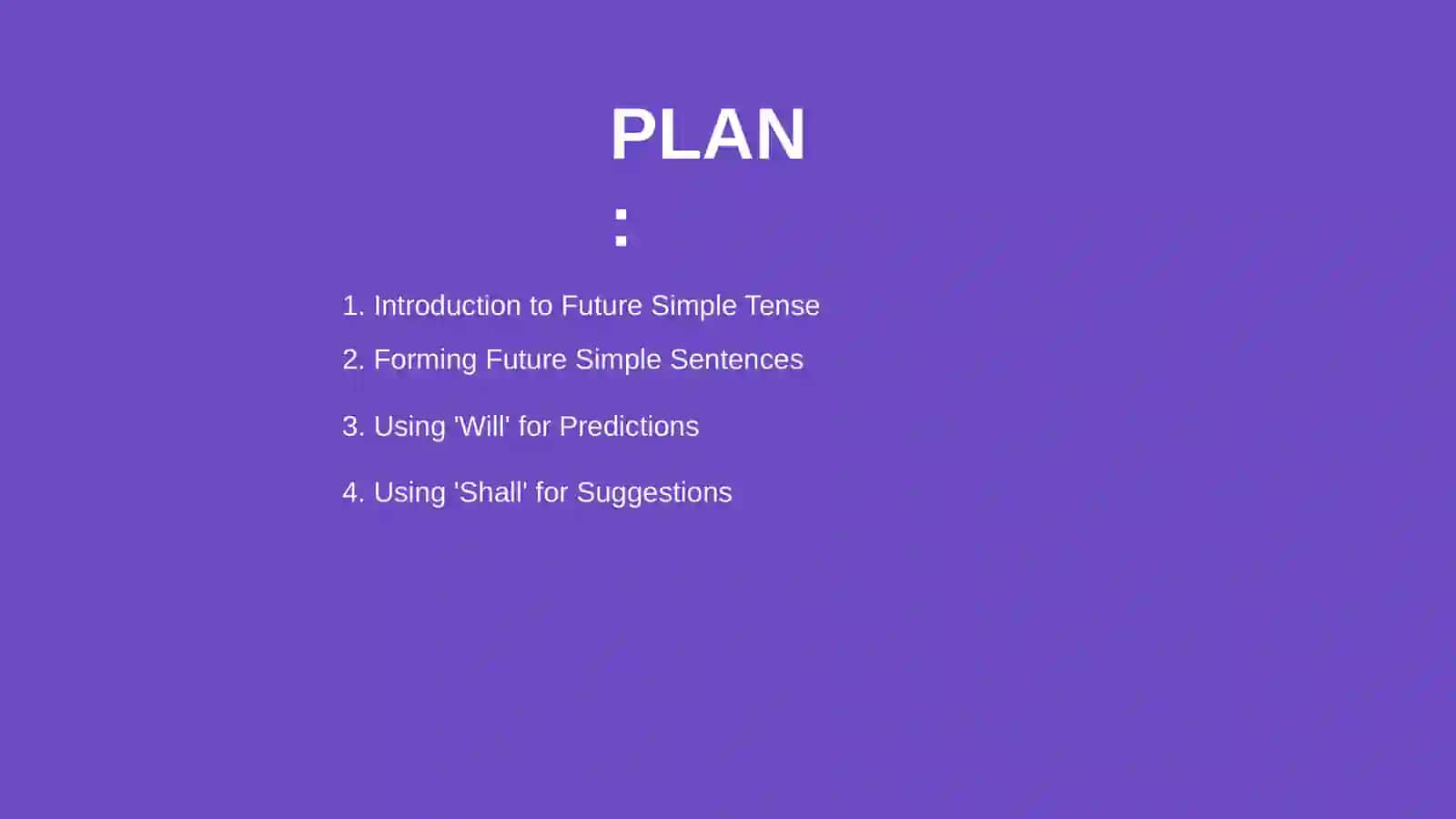 Future simple Tense 2