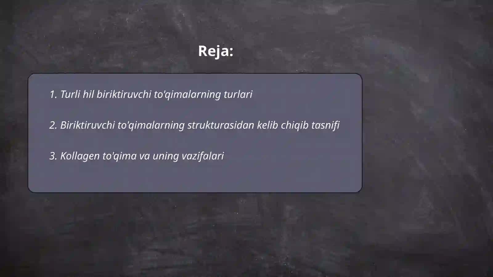 Turli hil biriktiruvchi tõqimalar 2
