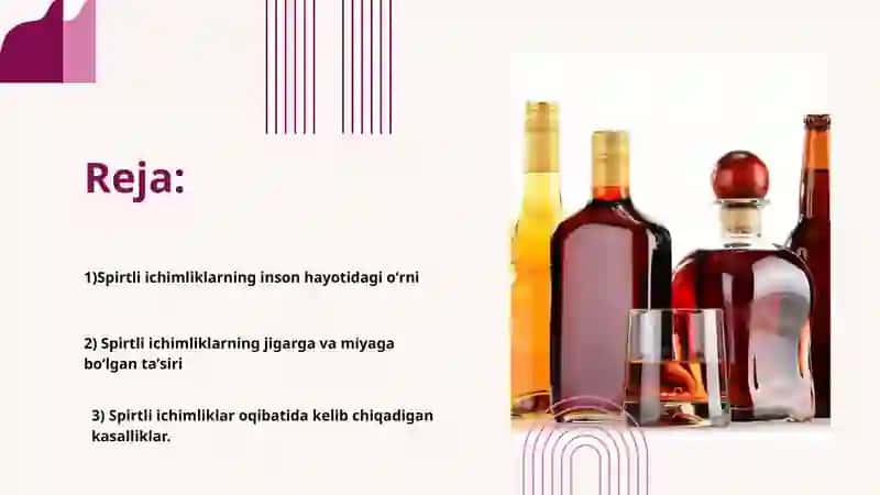 SPIRTLI ICHIMLIKLARNING INSON ORGANIZMIGA TAʼSIRI 2