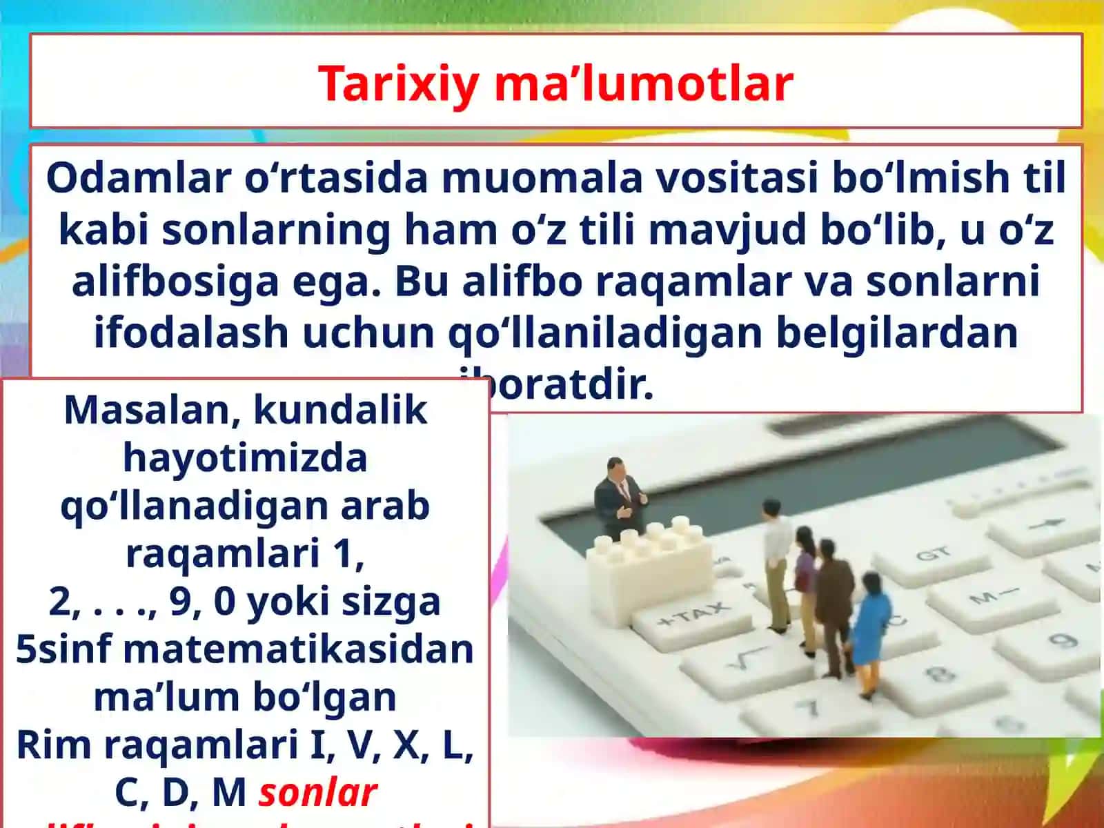 7-sinf Informatika Sanoq sistemalari haqida 2