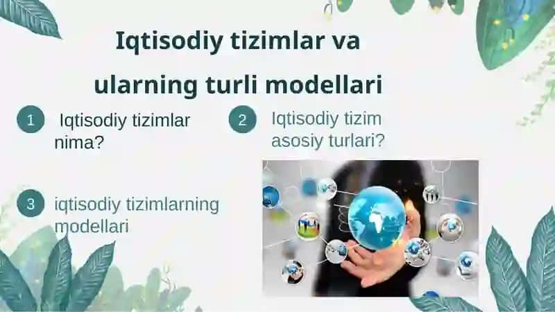 Iqtisodiyot, oʻrmonchilik va veterinariya fakulteti Buxgalteriya hisobi yoʻnalishining 117-guruh talabasi Abdukarimova Jahonaning iqtisodiyot fanidan tayyorlagan mustaqil ishi 2