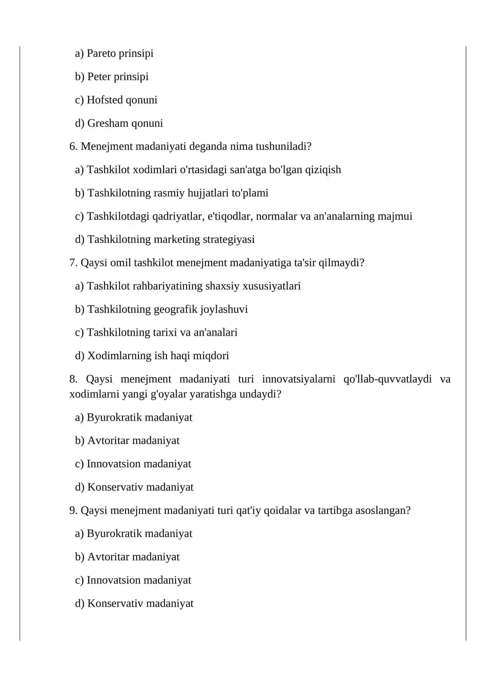 Qonunlar va prinsiplar 2