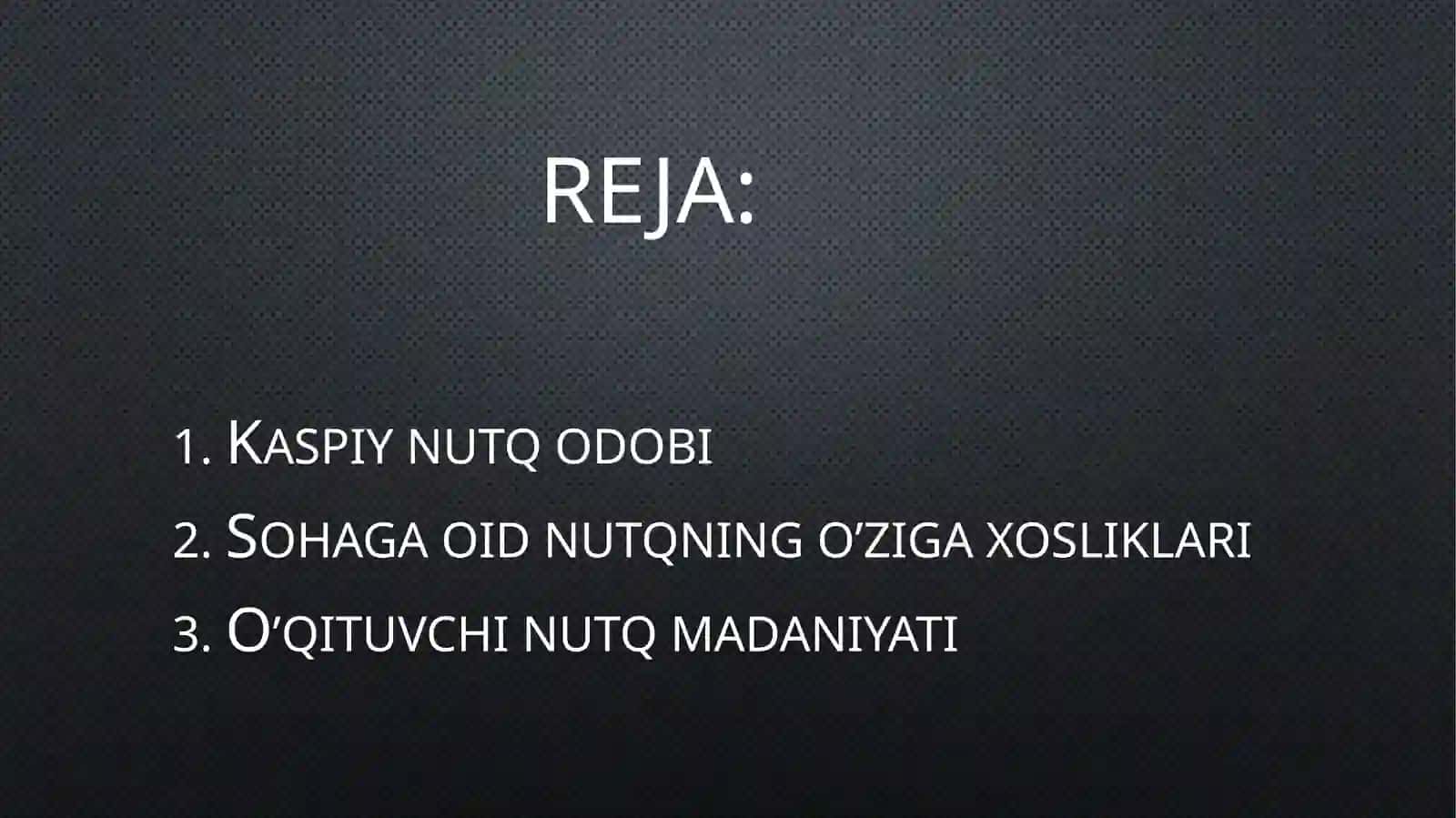 Pedagogik nutq madaniyati 2