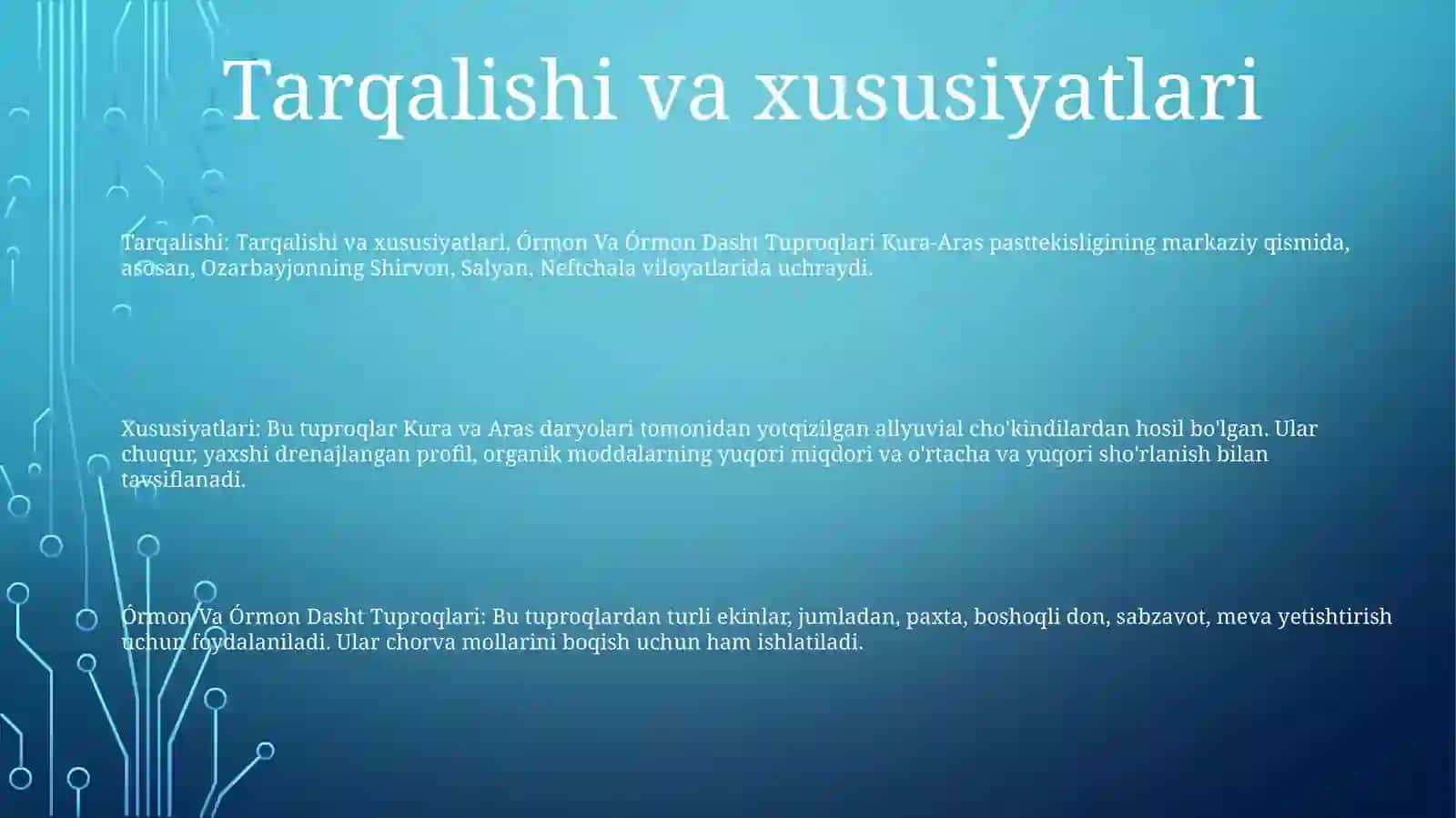 Órmon Va ÓrmonDashtTuproqlari 2