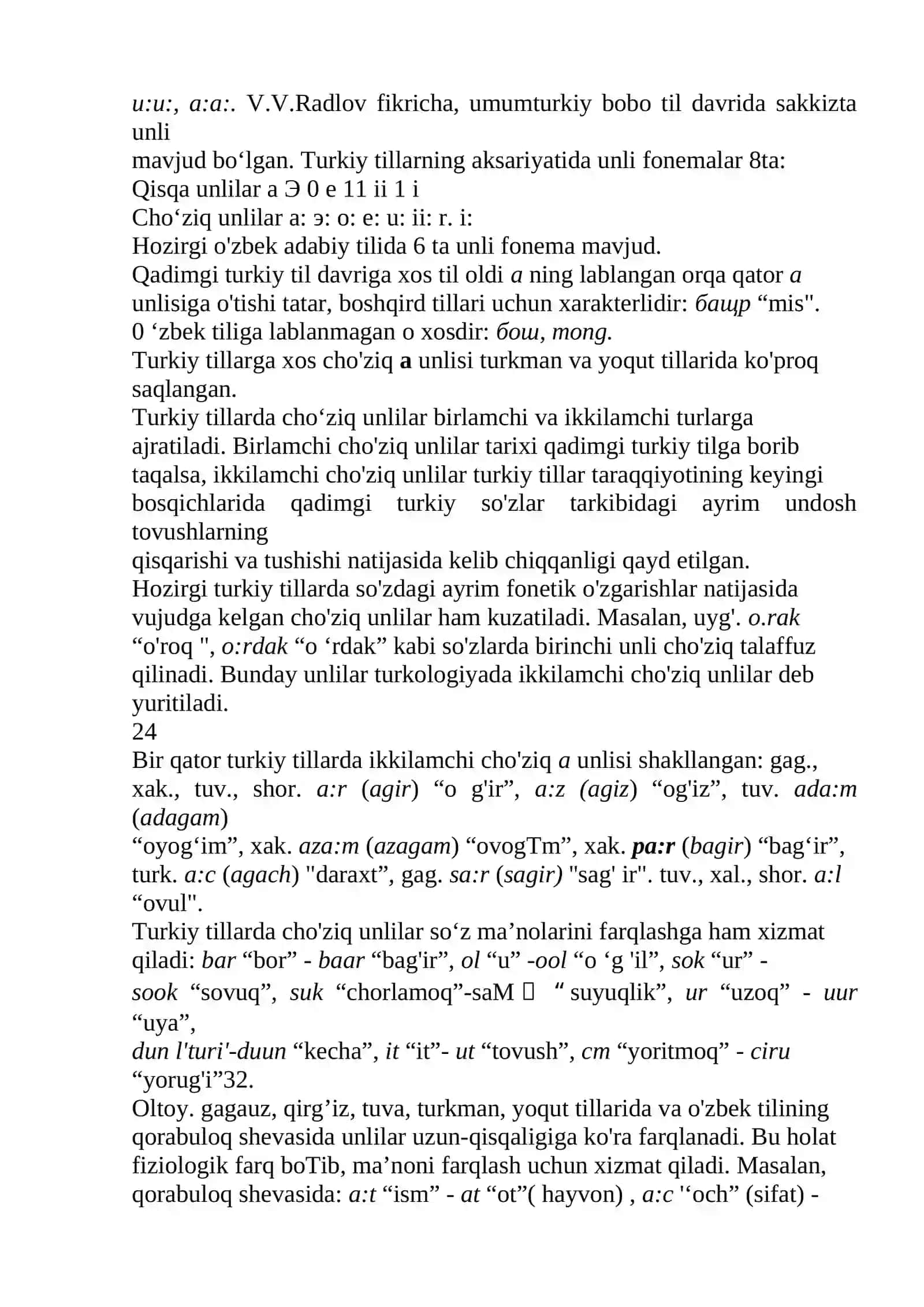 TURKIY TILLAR FONETIKASI 2