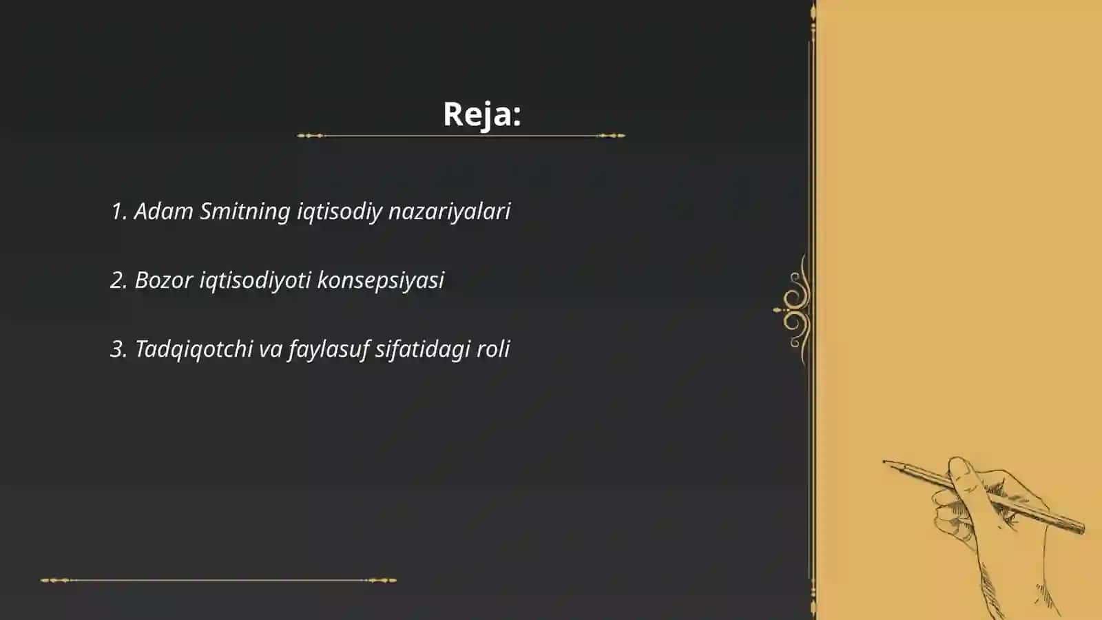 Adam Smit ta’limoti va g’oyalari 2
