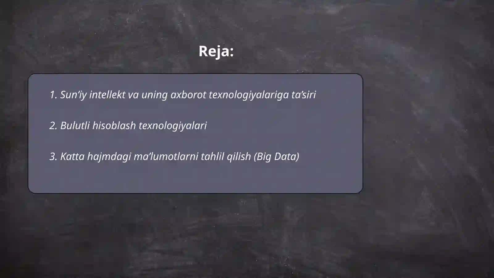 Zamonaviy axborot kamunikatsiya texnologiyalarining rivojlanishi tendensyalari va asosiy yõnalishlari 2
