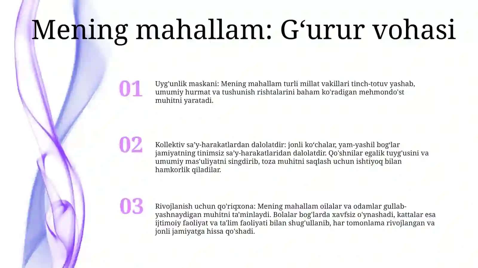 Mening Mahallam Mening Faxrim 2