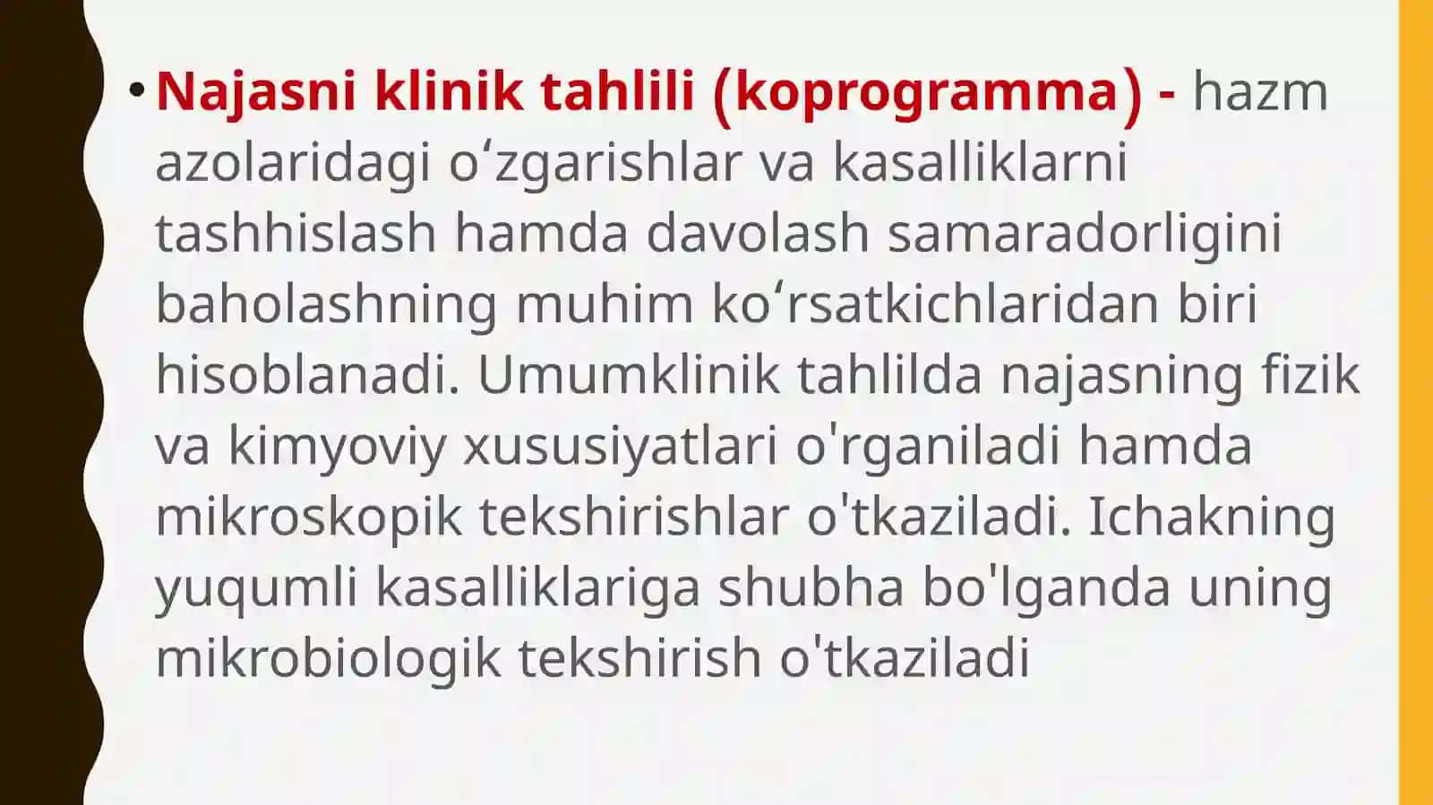 Umumiy axlat taxlilini interpitatsiyasi 2