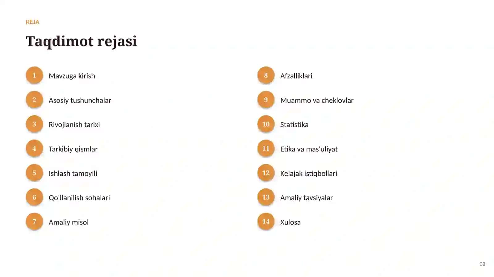 SUN'IY INTELLEKT • AI VA BULUTLI TEXNOLOGIYALAR 2