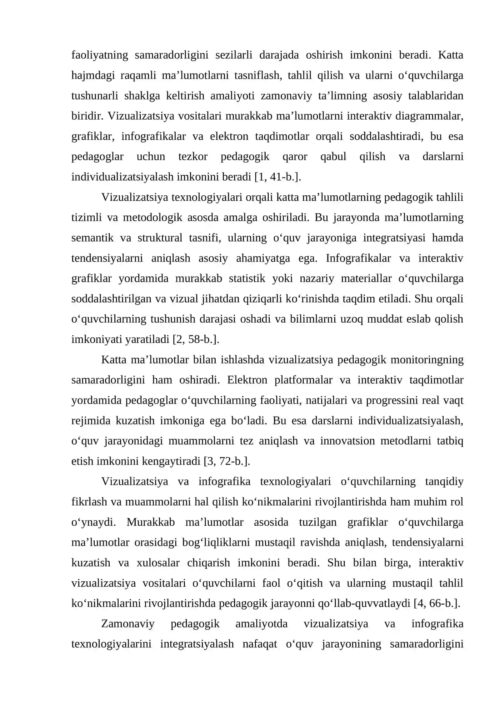 MA’LUMOTLARNI VIZUALIZATSIYA QILISH VA INFOGRAFIKA TEXNOLOGIYALARINING KATTA MA’LUMOTLAR BILAN ISHLASHDAGI AHAMIYATI 2