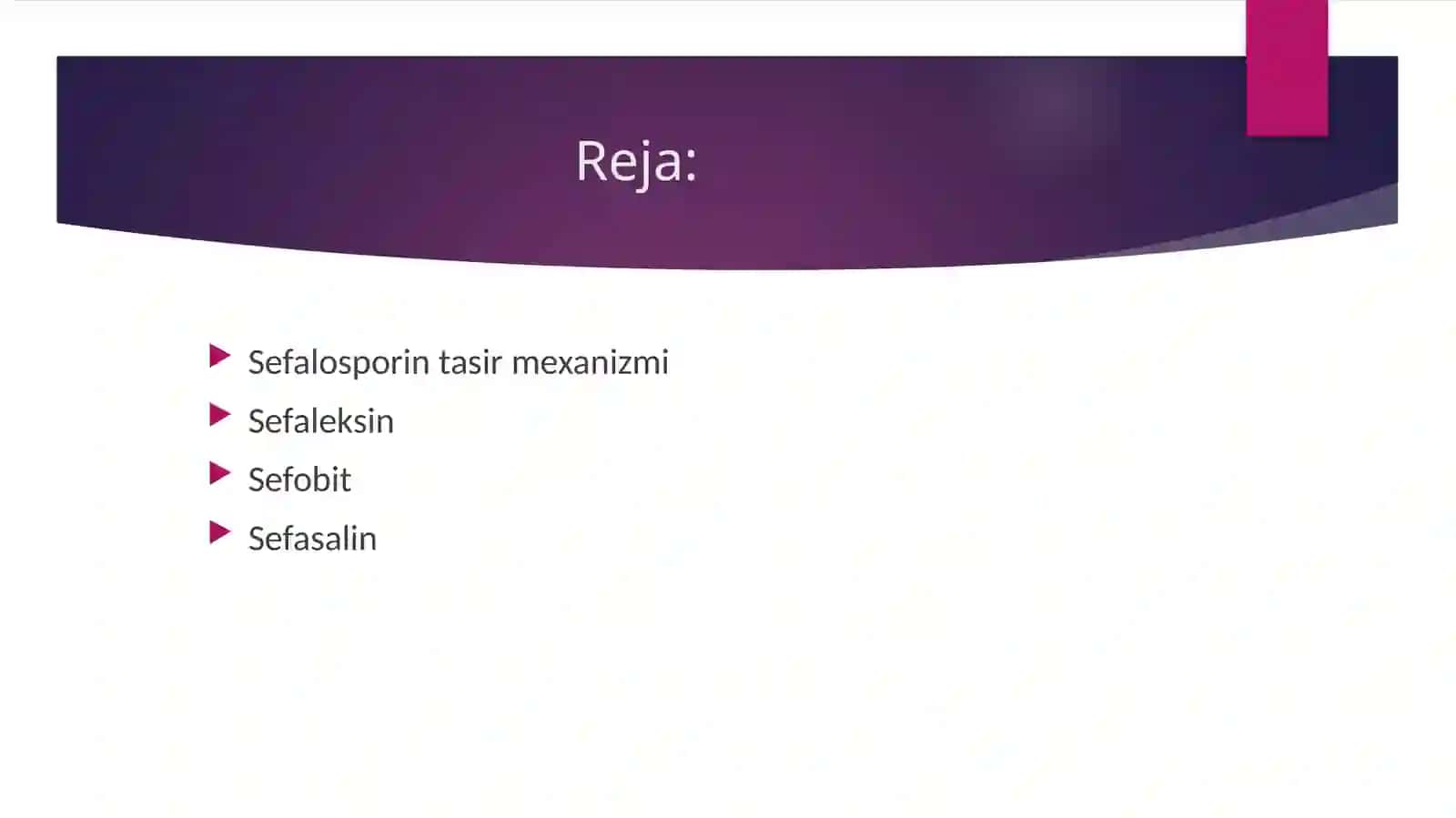 Sefalosporin antibiotiklarining yangi avlod preparatlari 2