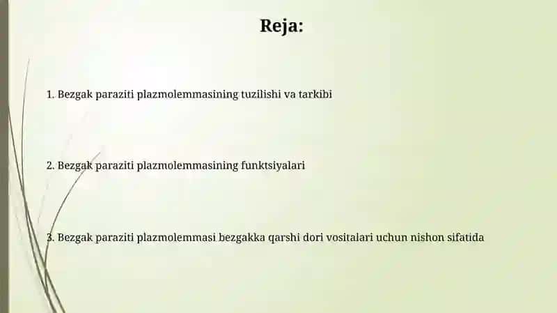 Bezgak paraziti plazmolemmasi 2