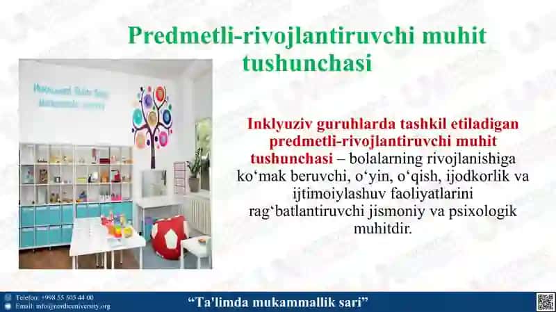 Predmetli-rivojlantiruvchi muhit 2