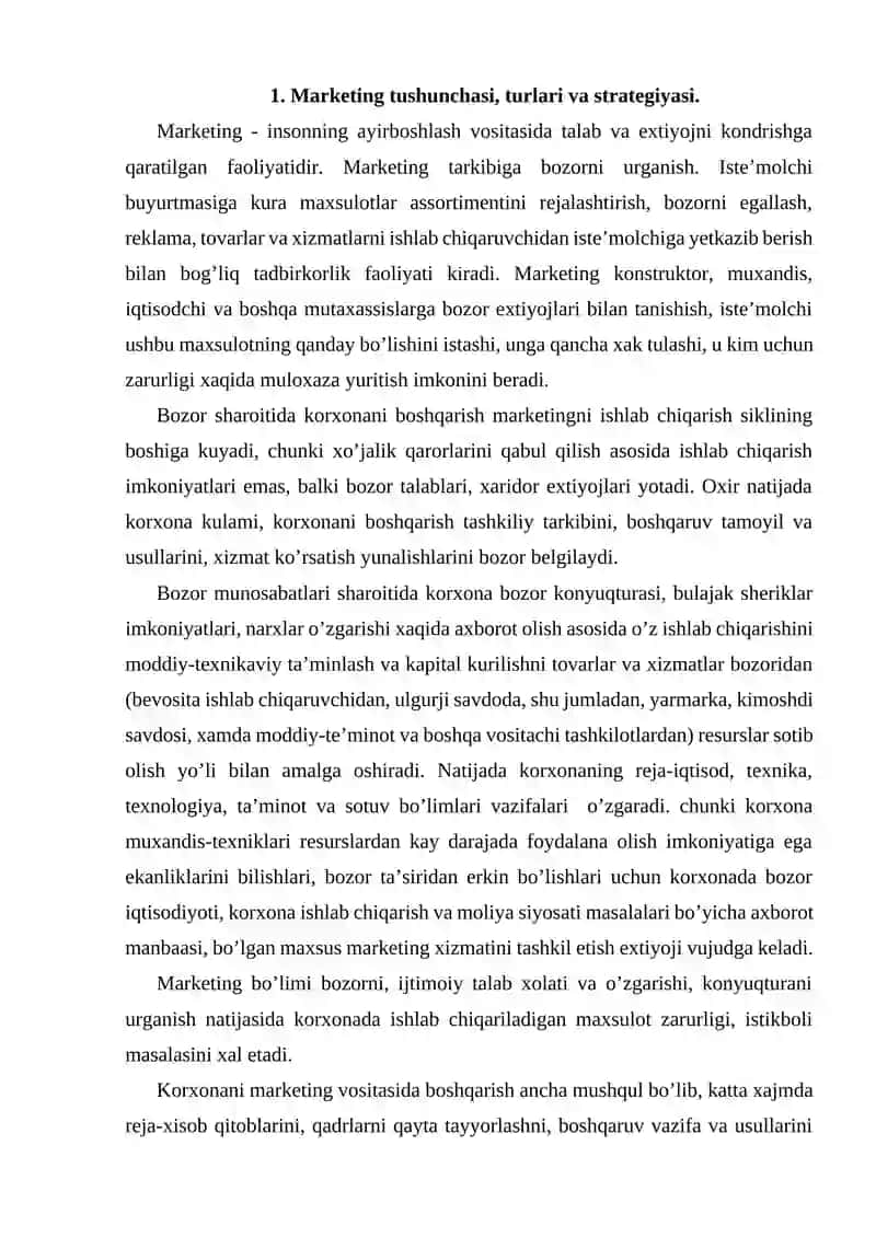 MENEJMENT. MARKETING 2