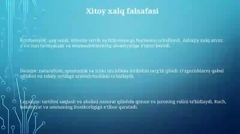 Xitoy Xalq Falsafasi 2