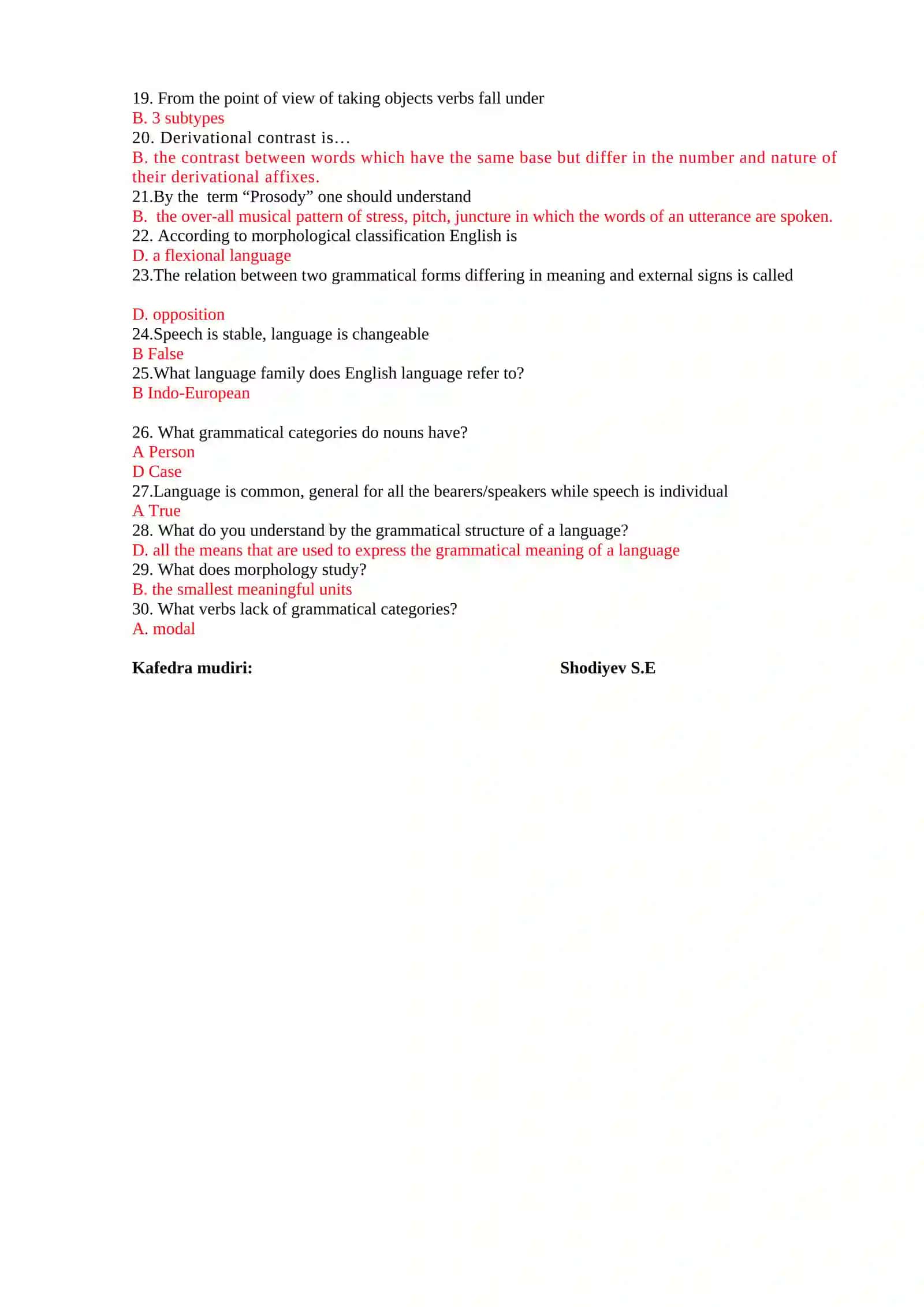 Yakuniy test savollari Variant-3 2